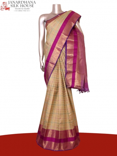 Pure Handloom Kanjeevaram Silk Saree